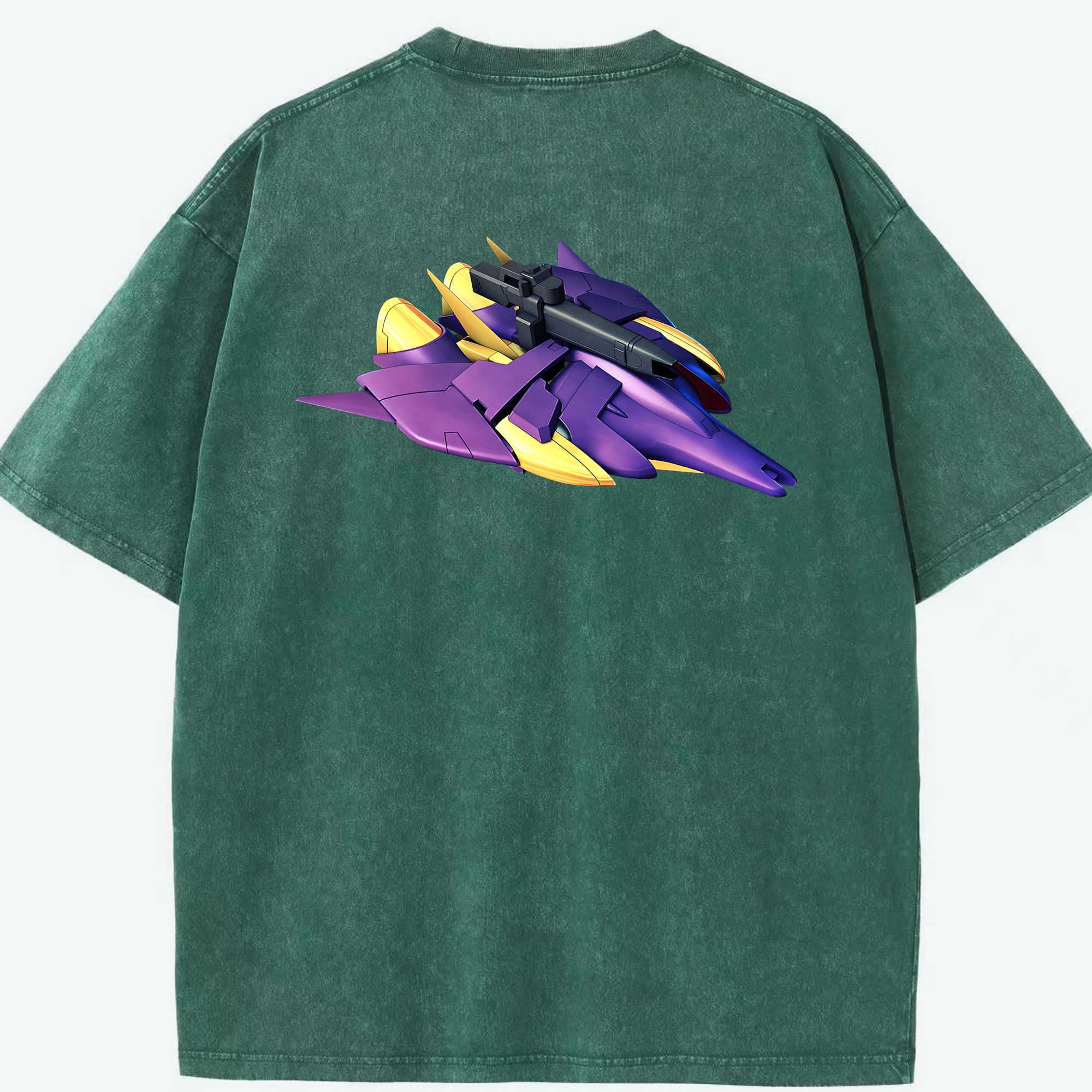 （画像用） 機動戦士ガンダム Mobile Suit Gundam 綿100% ヴィンテージ風 半袖Tシャツ（背面プリント）